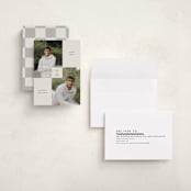 "Bright Modern" - Graduation Announcements in Moon by Kelly Watkins - Assembled