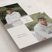 "Bright Modern" - Graduation Announcements in Moon by Kelly Watkins - Detail