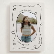 "swirl" - Graduation Announcements in Ash by Kelly Watkins - Front