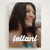 "name" - Graduation Announcements in Cloud by Lori Wemple - Front