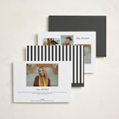 "Signed" - Graduation Announcements in Pearl by Sara Hicks Malone - Back of Card Options