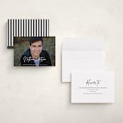 "Signed" - Graduation Announcements in Pearl by Sara Hicks Malone - Assembled