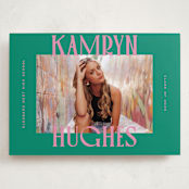 "Kamryn" - Graduation Announcements in Emerald by Erin German - Front