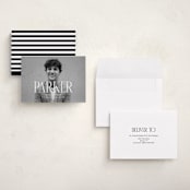 "In the Center" - Graduation Announcements in Cloud by Susan Brown - Assembled