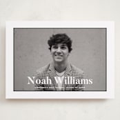 "Maple" - Graduation Announcements in Tuxedo by Annie Shapiro - Front