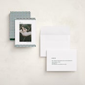"Checked Out" - Graduation Announcements in Pine by Rachel Cassel - Assembled