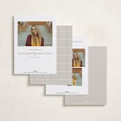 "Sure Thing" - Graduation Announcements in Waterlily by Owl and Toad - Back of Card Options
