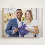 "Grad Duo" - Graduation Announcements in Sky by Ana Sharpe - Front