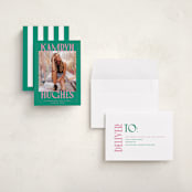 "Kamryn" - Graduation Announcements in Emerald by Erin German - Assembled