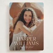 "Momentous" - Graduation Announcements in Salt by Jessica Williams - Front