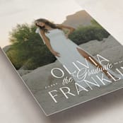 "Lovely Day" - Graduation Announcements in Pearl by Paper Raven Co. - Detail