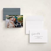 "Tassled T" - Graduation Announcements in Snow by Lauren Chism - Assembled