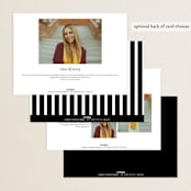 "straight up" - Graduation Announcements in Vanilla by Ani Somi - Back of Card Options