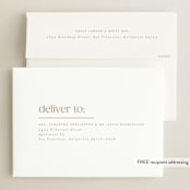 "morgan" - Graduation Announcements in Ivory by Ellen Schlegelmilch - FREE Recipient Addressing
