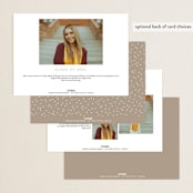 "Placement" - Graduation Announcements in Paper by Michelle Taylor - Back of Card Options