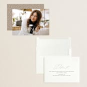 "Placement" - Graduation Announcements in Paper by Michelle Taylor - Assembled