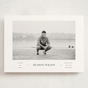 "Collegiate" - Graduation Announcements in Onyx by Benita Crandall - Front
