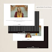 "Classy Graduate" - Graduation Announcements in Salt by Stephanie Hawkes - Back of Card Options