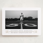 "Modern Grid" - Graduation Announcements in Golden by Erica Krystek - Front