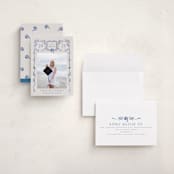 "Grad Crest" - Graduation Announcements in Indigo by Petra Kern - Assembled