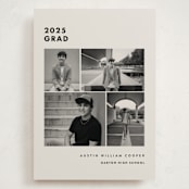 "Fourth Quarter" - Graduation Announcements in Sandstone by Olivia Raufman - Front