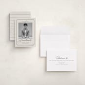 "Refined Grad" - Graduation Announcements in Taupe by Ashley Iwafuchi - Assembled