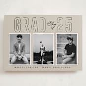 "High Score" - Graduation Announcements in Vanilla by Sherley Ferreira - Front