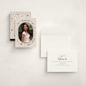 "Illustrated Grad" - Graduation Announcements in Onyx by Ashley Iwafuchi - Assembled