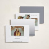 "Timeless Grad" - Graduation Announcements in Pebble by Katy Shen - Back of Card Options