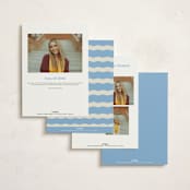 "Augusta" - Graduation Announcements in Tide by Megan Davis - Back of Card Options