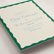 "Augusta" - Graduation Announcements in Tide by Megan Davis - Detail