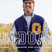 "Strength" - Graduation Announcements in Snow by Sarah Curry - Detail