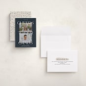 "Double the cheers" - Graduation Announcements in Nightsky by Pati Cascino - Assembled