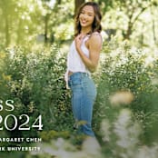 "Classical Grad" - Graduation Announcements in Blanco by Megan Davis - Detail