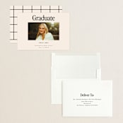 "Persistence" - Graduation Announcements in Cream by Nazia Hyder - Assembled