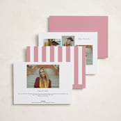 "charm" - Graduation Announcements in Peony by Sara Hicks Malone - Back of Card Options