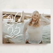 "Ribbon" - Graduation Announcements in Salt by Lea Delaveris - Front
