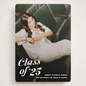 "Class Dismissed" - Graduation Announcements in Ink by Megan Davis - Front