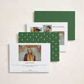 "Playful" - Graduation Announcements in Avocado by Vera Lim - Back of Card Options