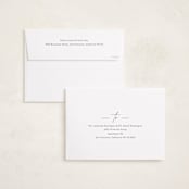 "Grad in Overlay" - Graduation Announcements in Eggshell by Carolyn MacLaren - FREE Recipient Addressing