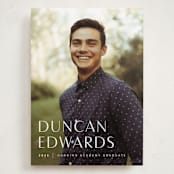 "Classic" - Graduation Announcements in Cloud by Sara Hicks Malone - Front