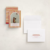 "Grad Stripes" - Graduation Announcements in Rose & Sunflower by Anna Elder - Assembled