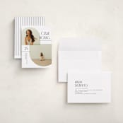 "Geo Duo" - Graduation Announcements in Snow by Pixel and Hank - Assembled