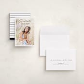 "portrait script" - Graduation Announcements in Onyx by Sarah Curry - Assembled