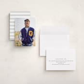 "Strength" - Graduation Announcements in Snow by Sarah Curry - Assembled