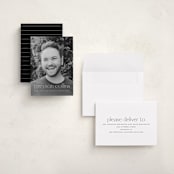 "Understated" - Graduation Announcements in Salt by Ekko Studio - Assembled