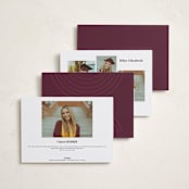 "Casual chic" - Graduation Announcements in Cotton by Creo Study - Back of Card Options