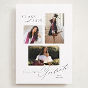 "Aspire" - Graduation Announcements in Cotton by Melanie Kosuge - Front