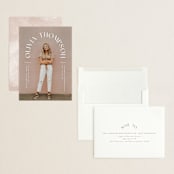 "Arched Name" - Graduation Announcements in Opal by Ana Sharpe - Assembled