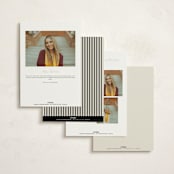 "Commence" - Graduation Announcements in Tuxedo by Megan Davis - Back of Card Options